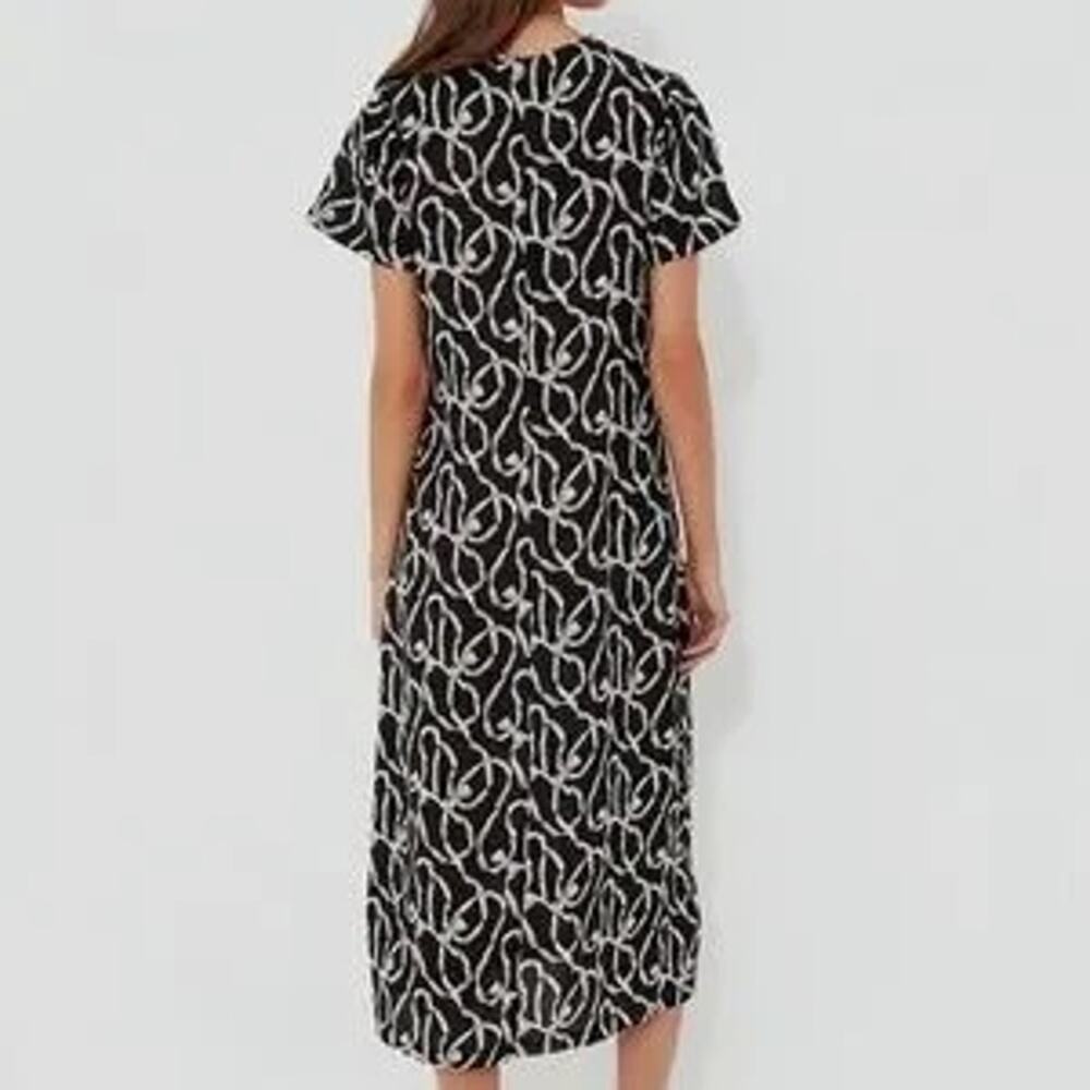 TUCKERNUCK Hyacinth House Black Bow Print Rowan Maxi Dress NWT Size XS - Picture 3 of 6